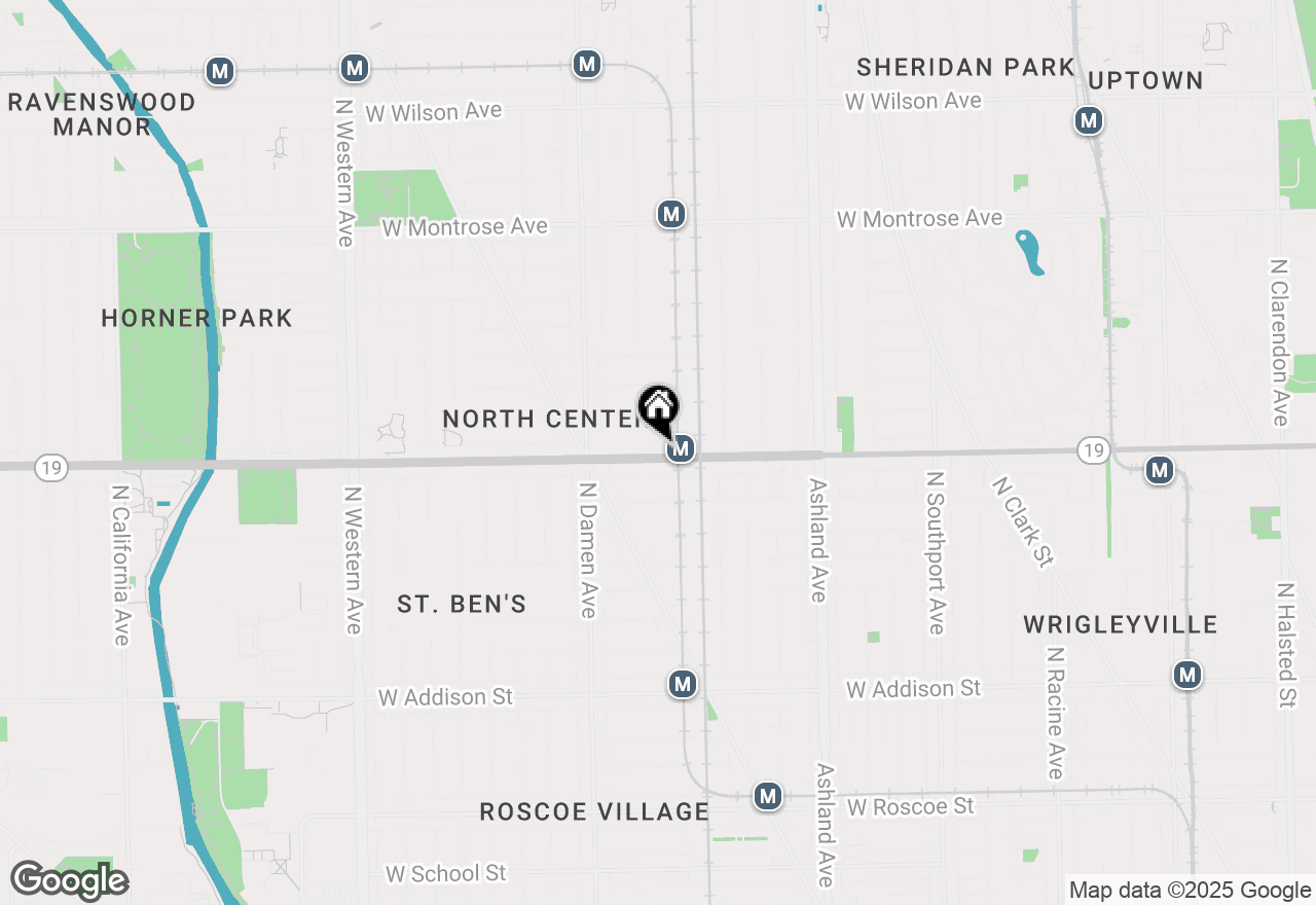 Map of 1842 W Irving Park Road #204, Chicago, IL 60613