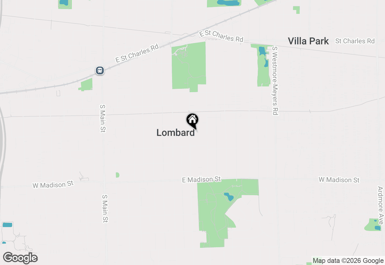 Map of 405 S Fairfield Avenue, Lombard, IL 60148