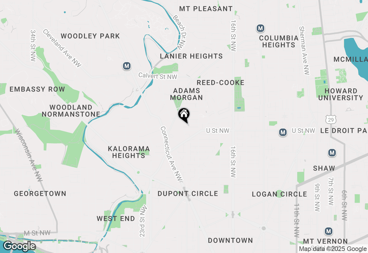 Map of 2017 19th Street Nw, Washington, DC 20009
