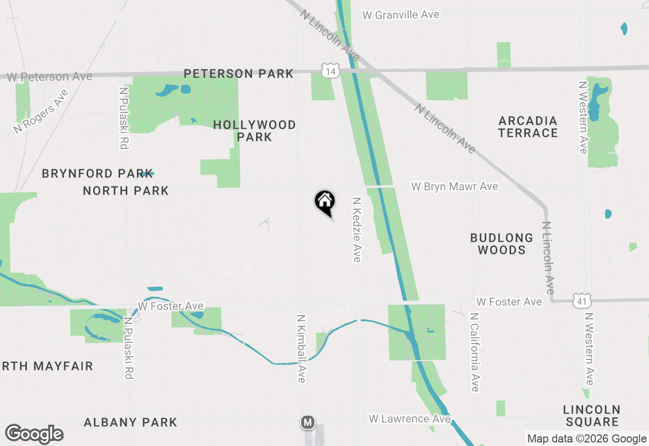Map of 5446 N Spaulding Avenue #1, Chicago, IL 60625