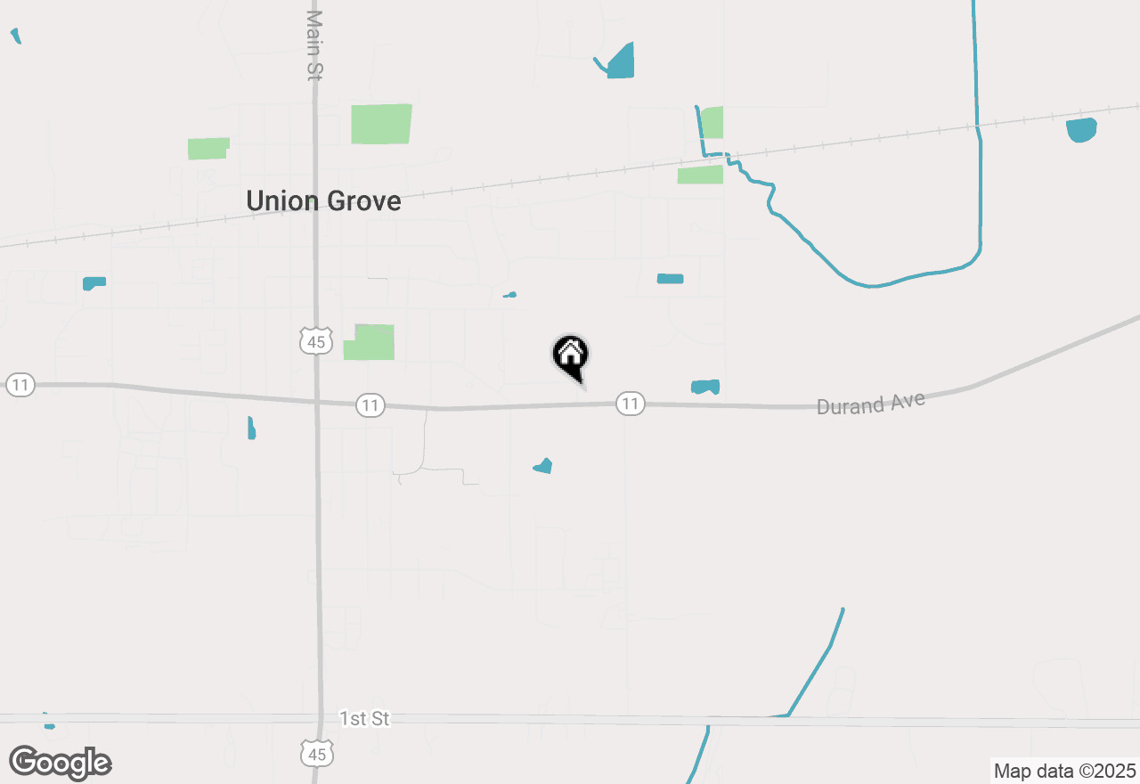 Map of 1406 Lincolnwood Dr, Union Grove, WI 53182