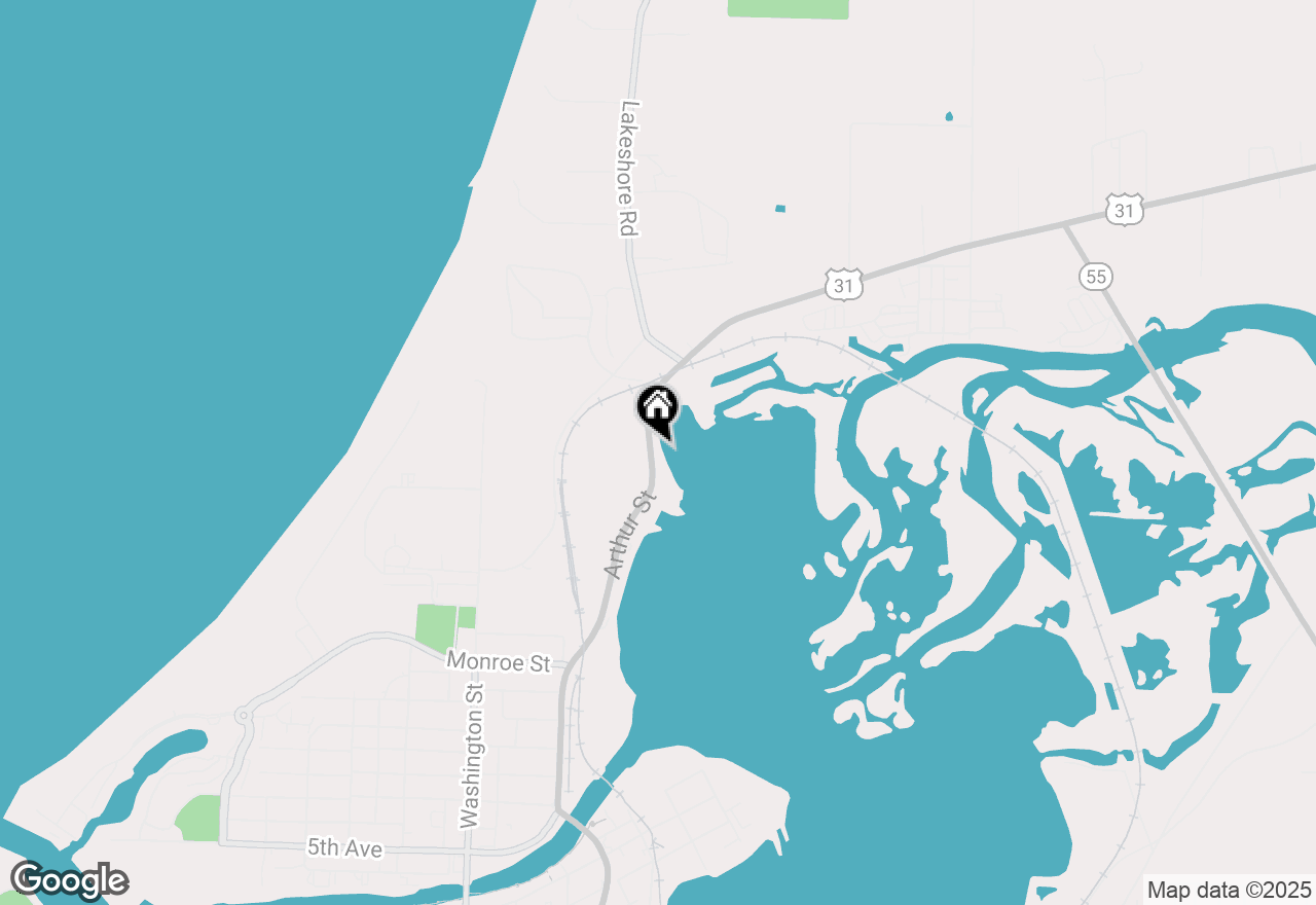 Map of 199 Joslin Cove Drive, Manistee, MI 49660