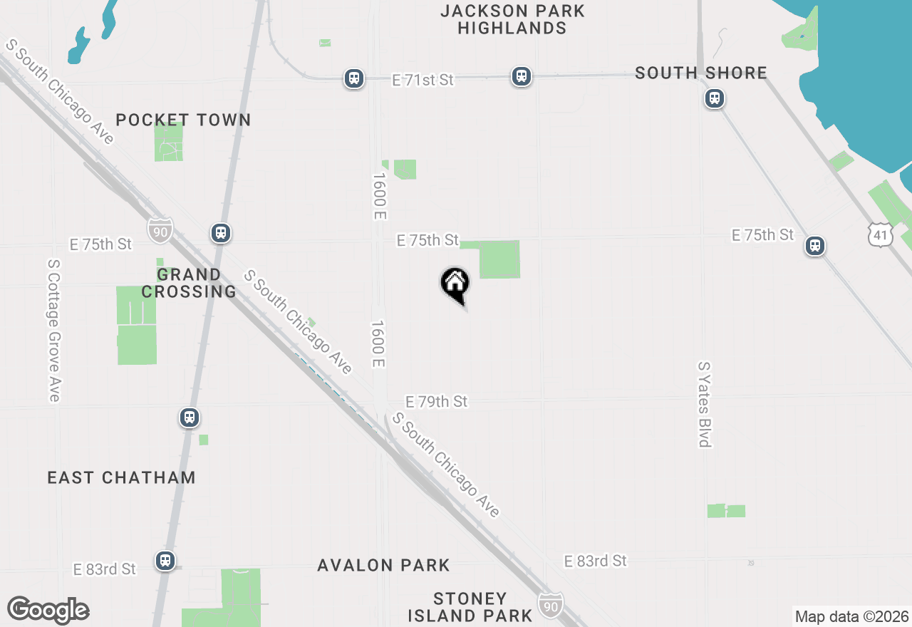 Map of 7650 S Cregier Avenue, Chicago, IL 60649