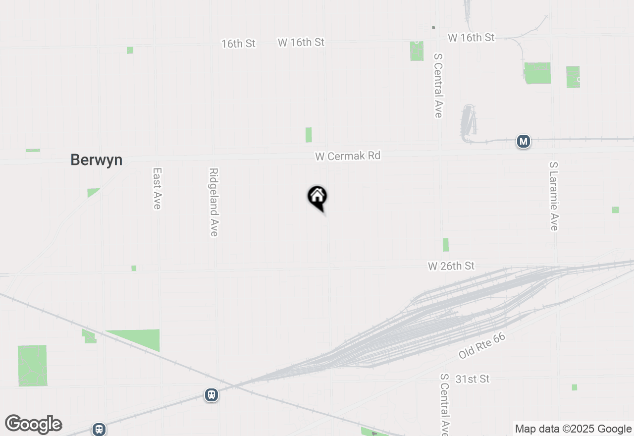 Map of 2407 S 60th Court, Cicero, IL 60804