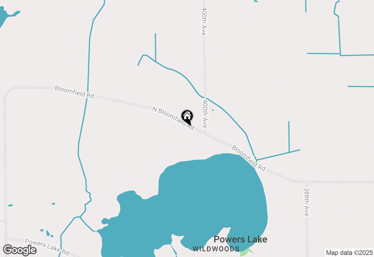 Map of 8320 402nd Ave, Wheatland, WI 53128