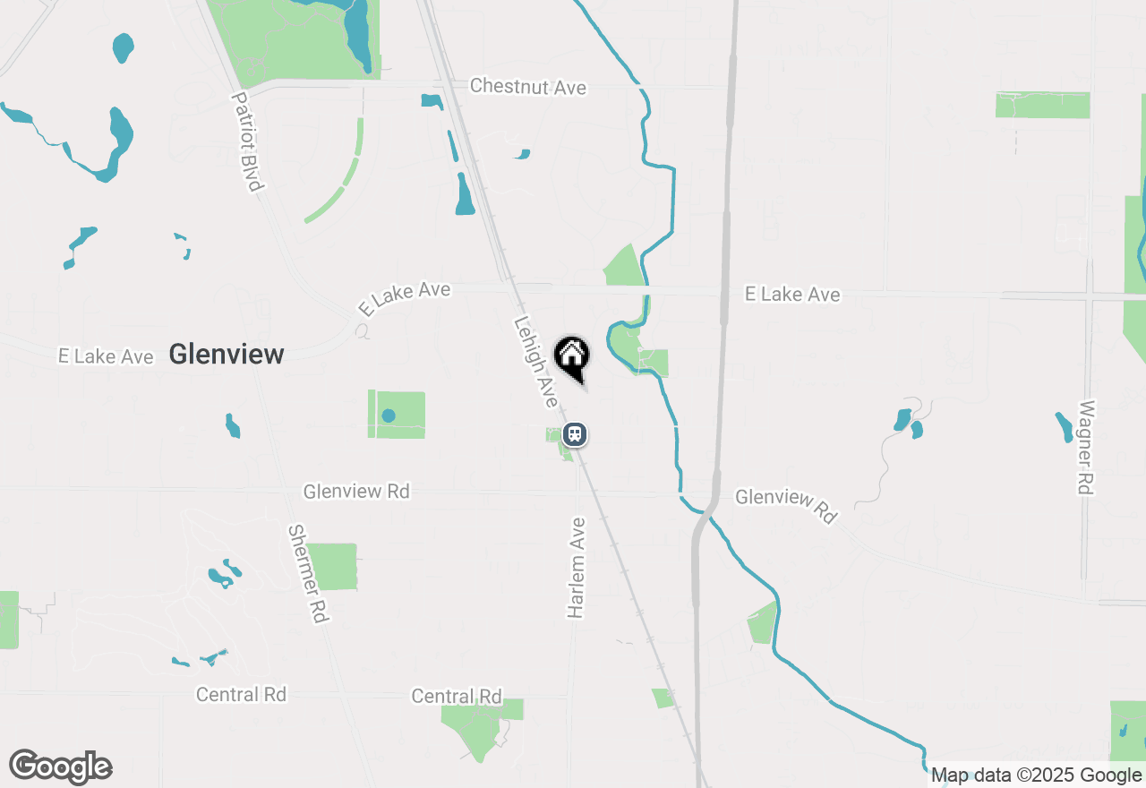 Map of 1220 Depot Street #112, Glenview, IL 60025
