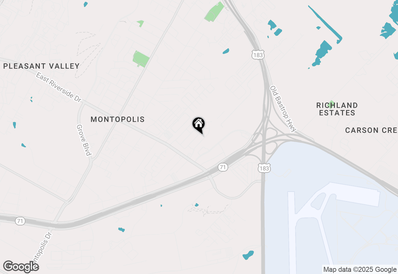 Map of 7513 Cayenne Ln, Austin, TX 78741