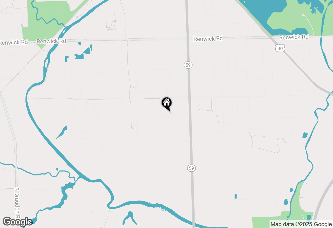 Map of 24114 Fox Creek Court, Plainfield, IL 60586