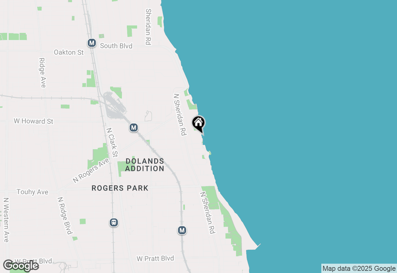 Map of 1321 W Birchwood Avenue #305, Chicago, IL 60626