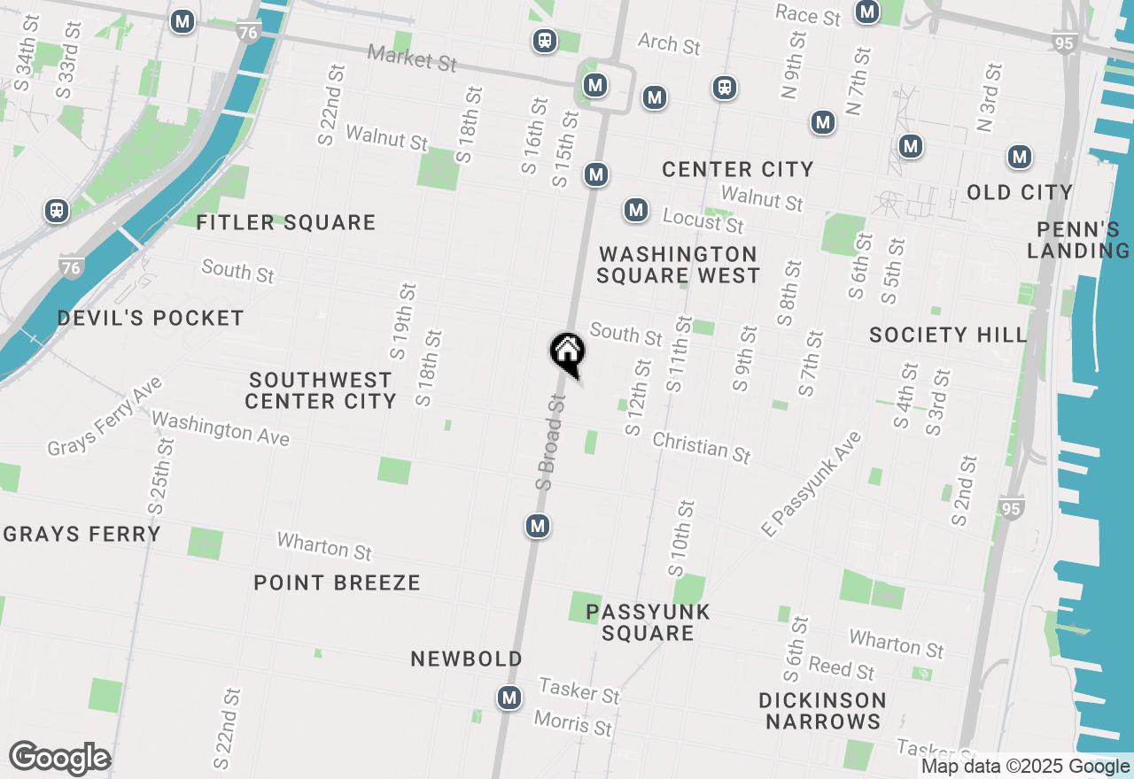 Map of 777 S Broad Street #2B-424, Philadelphia, PA 19147