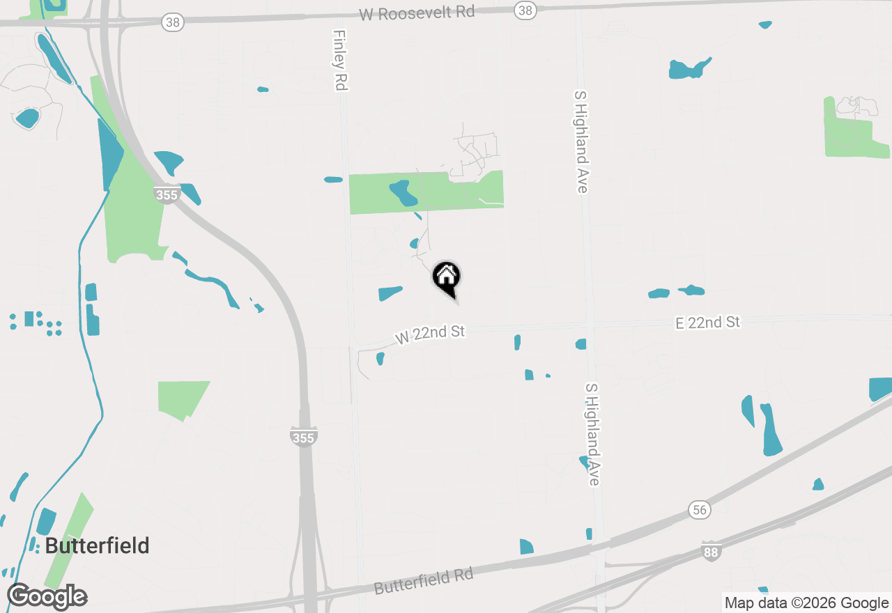 Map of 273 W 20th Street, Lombard, IL 60148