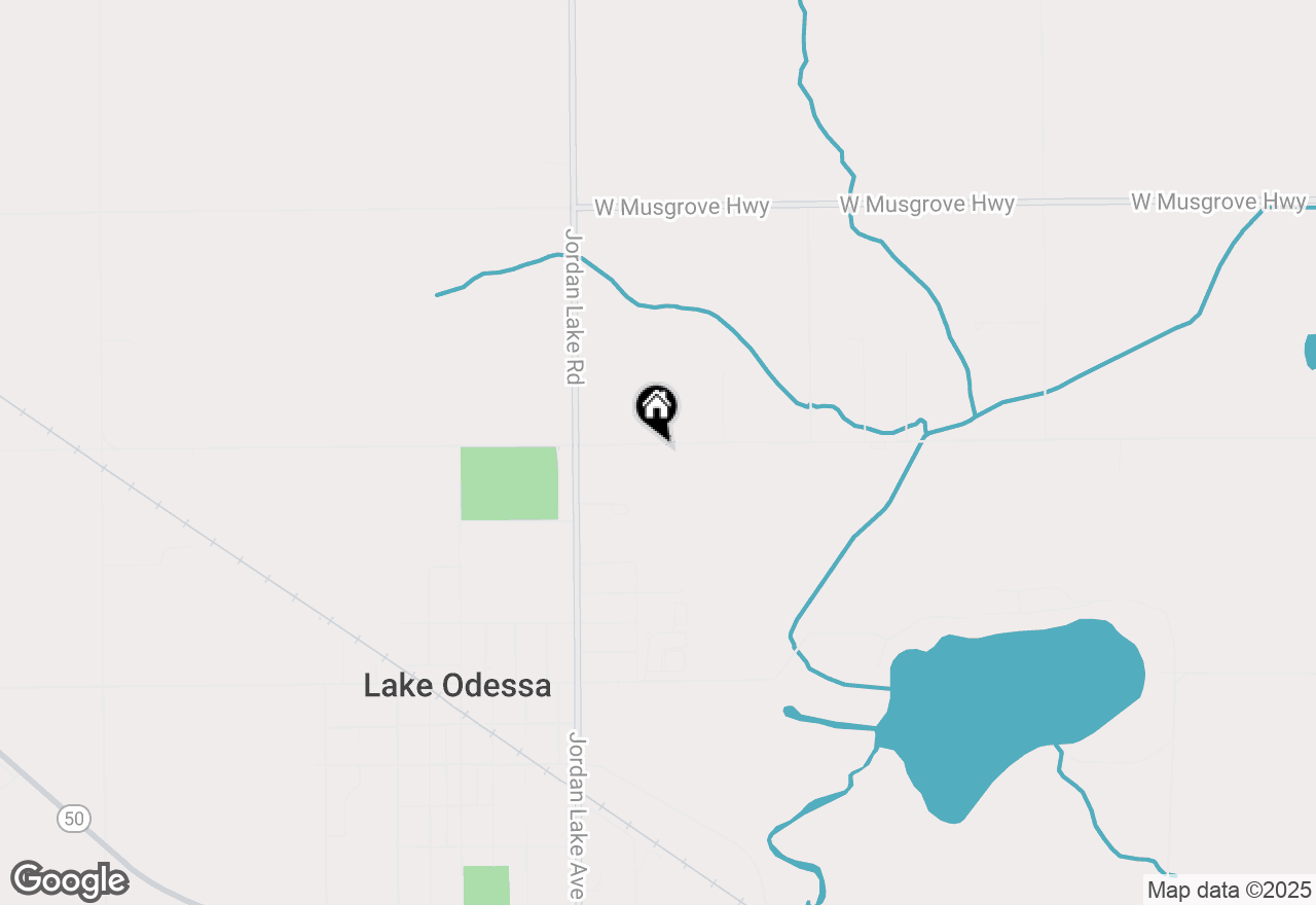 Map of 2917 Bonanza Road, Lake Odessa, MI 48849