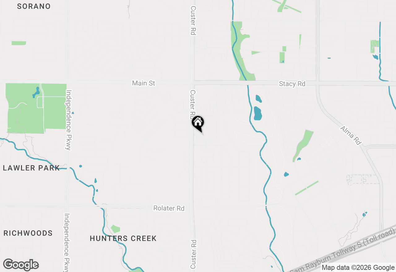 Map of 8929 Soldiers Home Lane, Mckinney, TX 75070