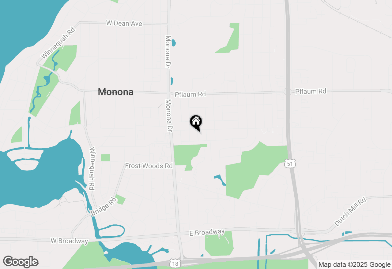 Map of (Address confidential), Madison, Wisconsin 53716