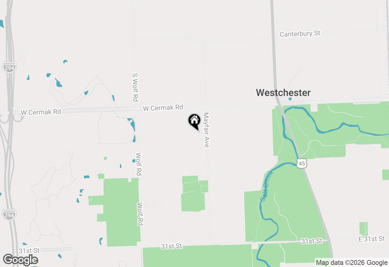 Map of 10830 Hastings Street, Westchester, IL 60154