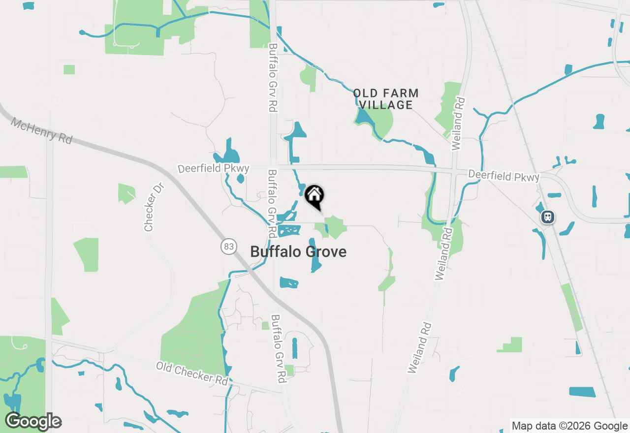 Map of 117 Windwood Court #33-803, Buffalo Grove, IL 60089