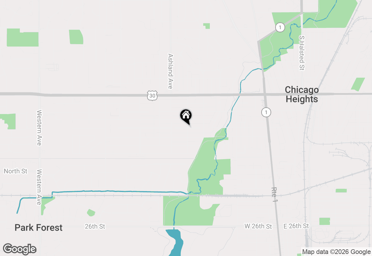 Map of 270 W 16th Street, Chicago Heights, IL 60411