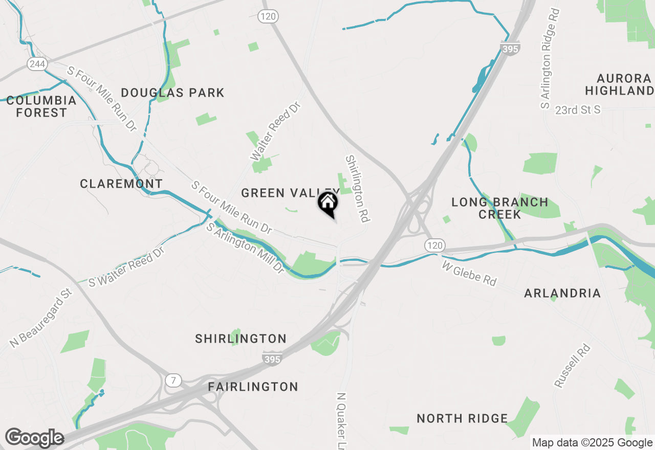 Map of 3431 Kemper Road, Arlington, VA 22206