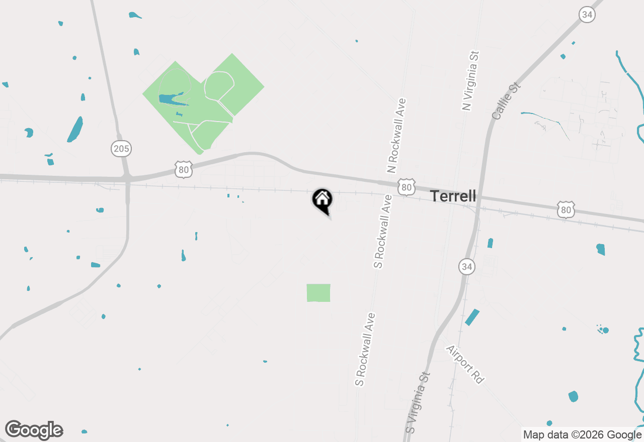 Map of 0000 Mineral Wells Street, Terrell, TX 75160