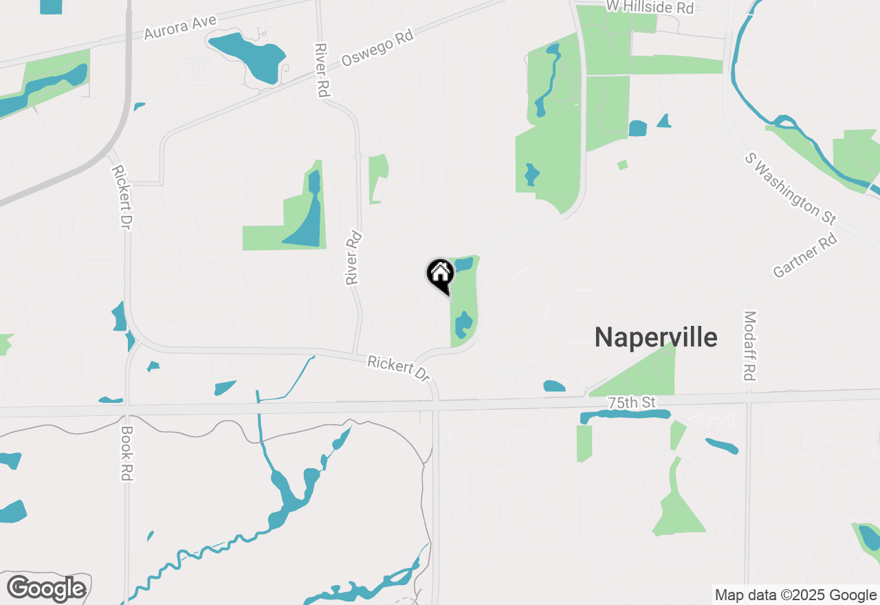 Map of 1114 Tennyson Lane, Naperville, IL 60540