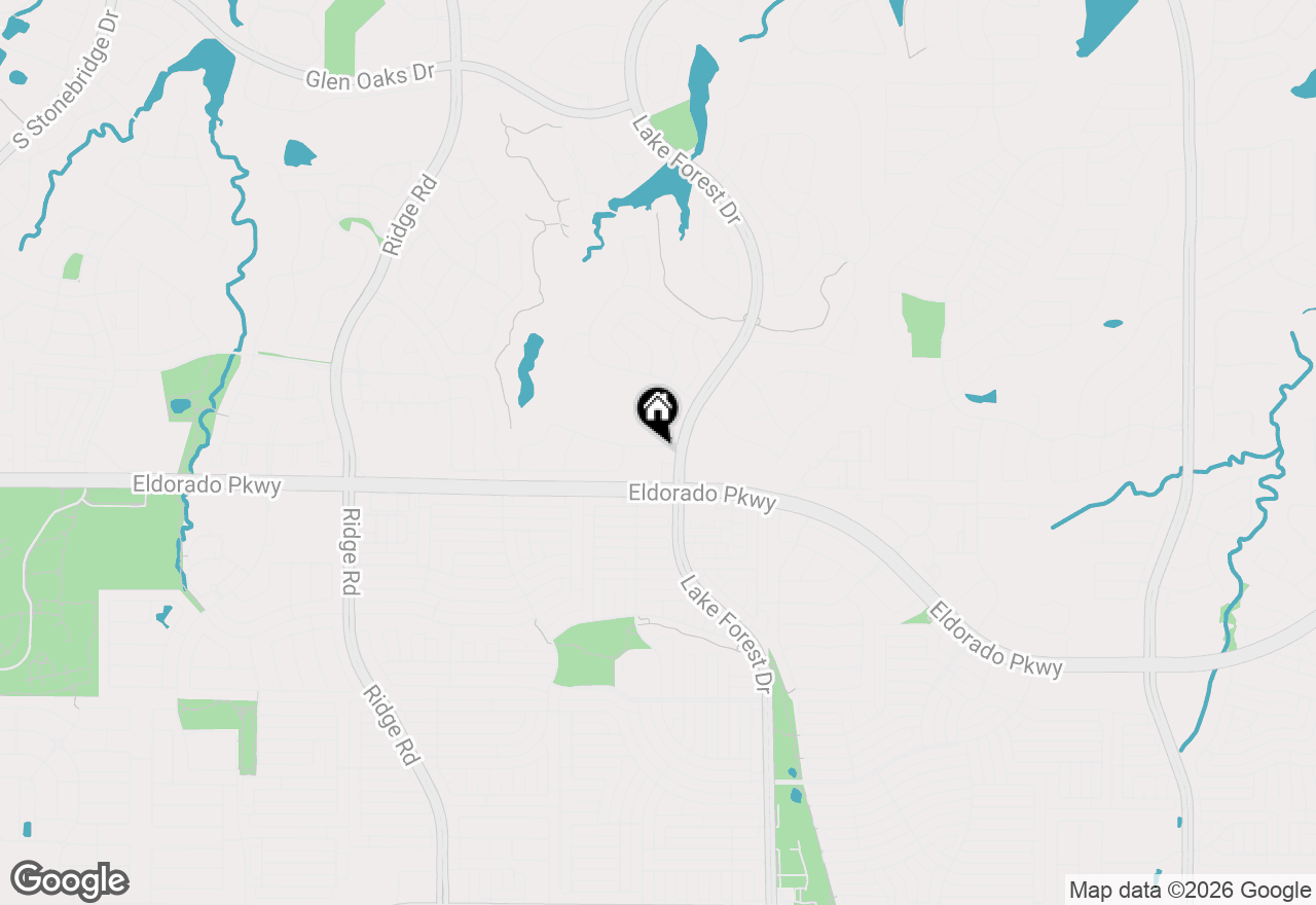 Map of 5009 Arbor Hollow Drive, Mckinney, TX 75072