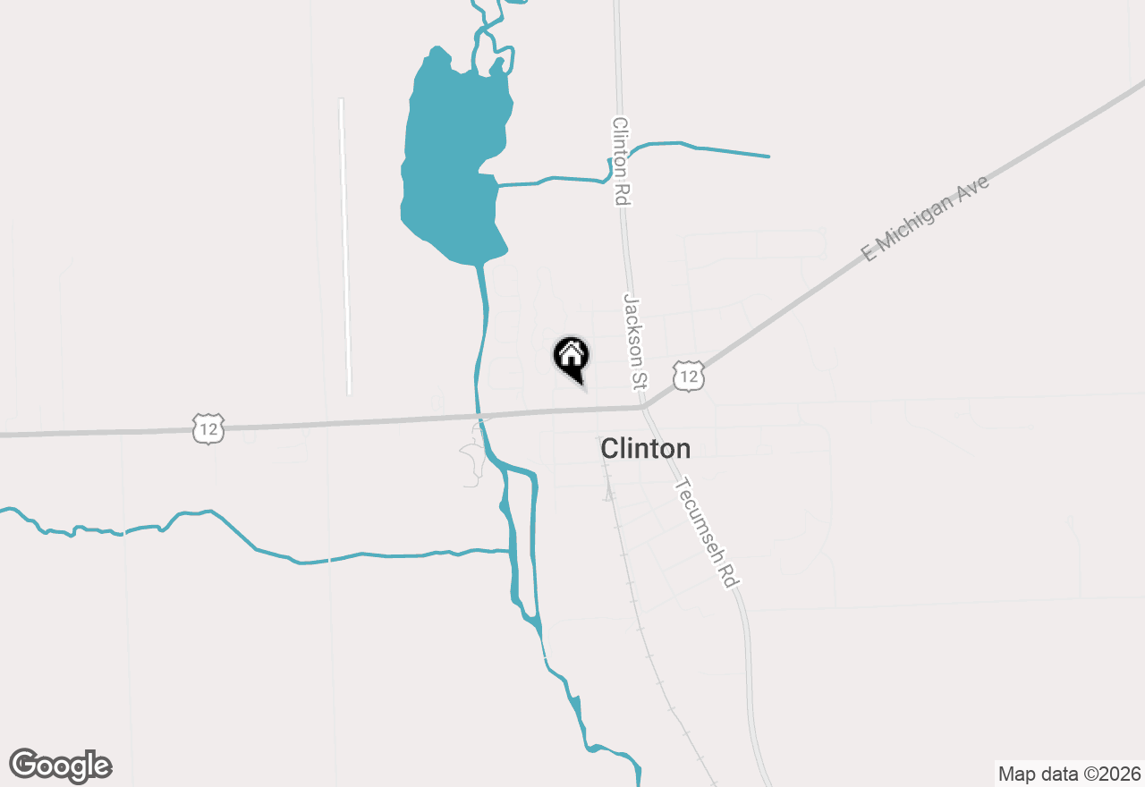 Map of 215 Brown Street, Clinton, MI 49236