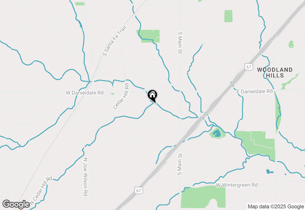 Map of 319 Cedar Creek Street, Duncanville, TX 75137