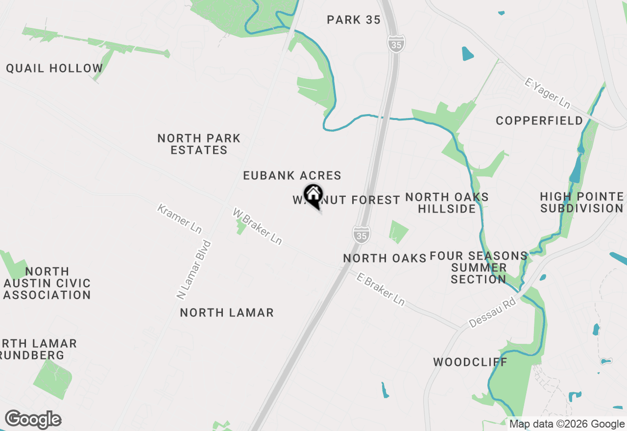 Map of 11502 Oakwood Dr, Austin, TX 78753