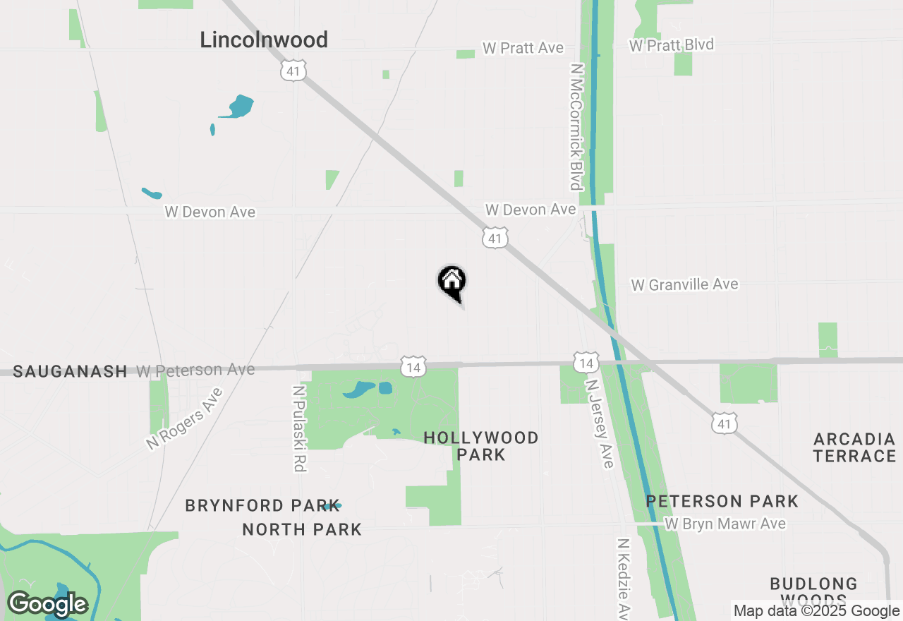 Map of 6122 N Central Park Avenue, Chicago, IL 60659