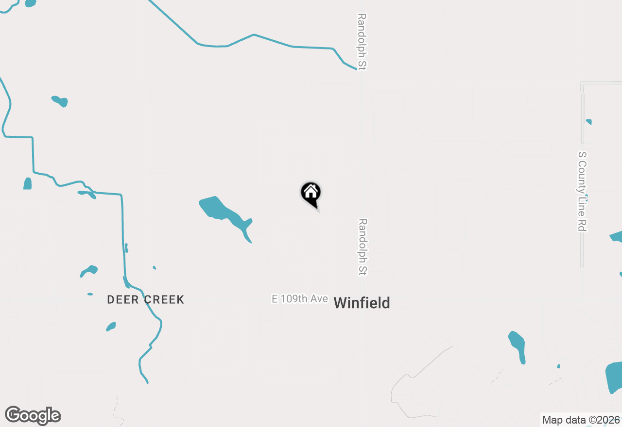 Map of 7626 E 106th Avenue, Crown Point, IN 46307