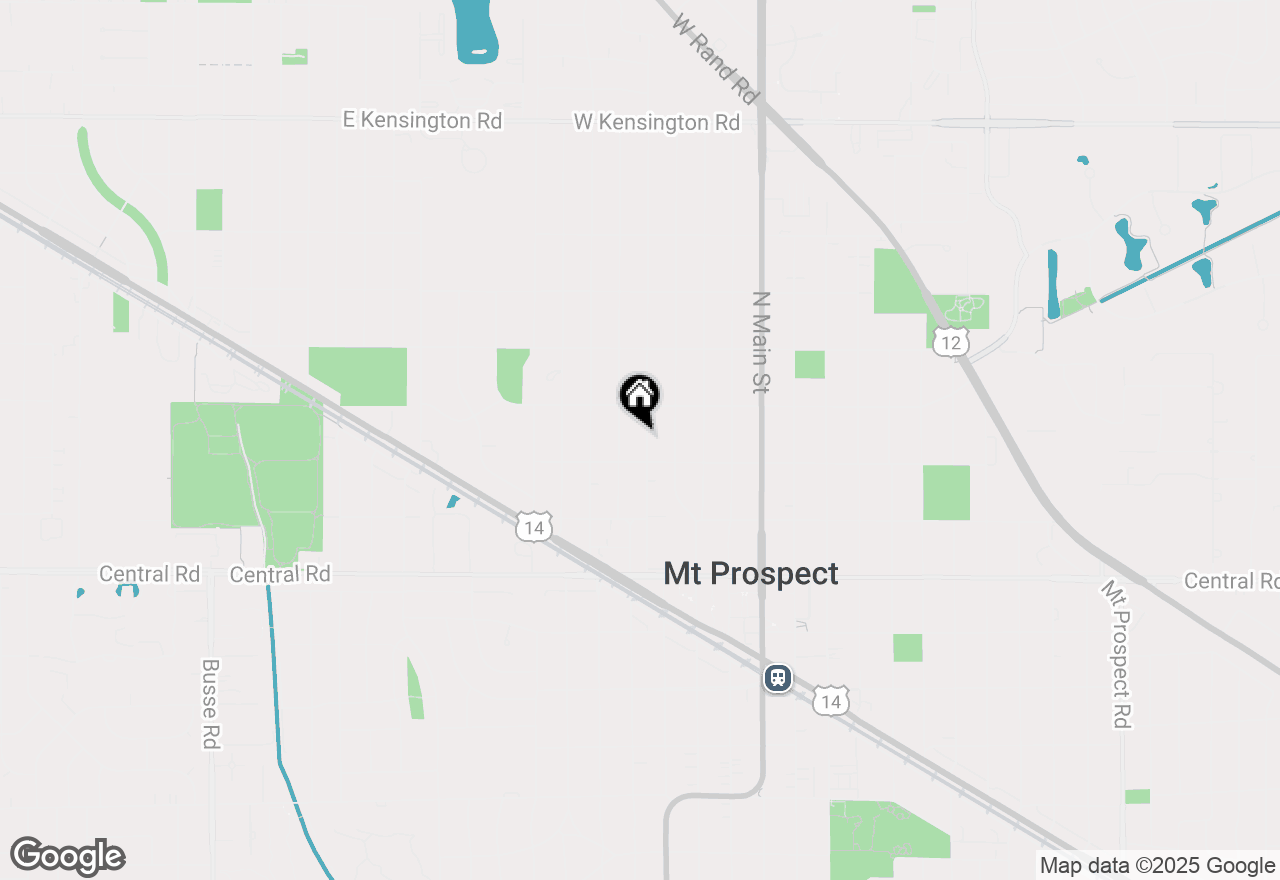 Map of 208 N Elmhurst Avenue, Mount Prospect, IL 60056