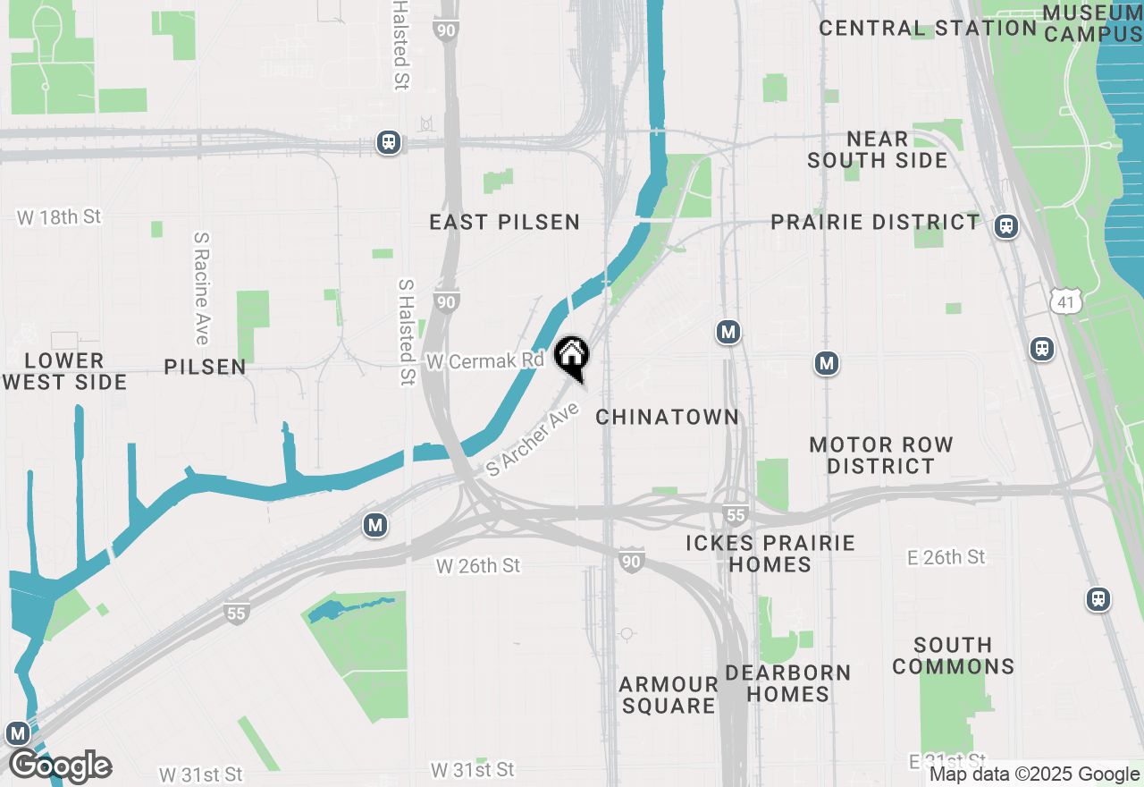 Map of 2252 S Canal Street #205, Chicago, IL 60616