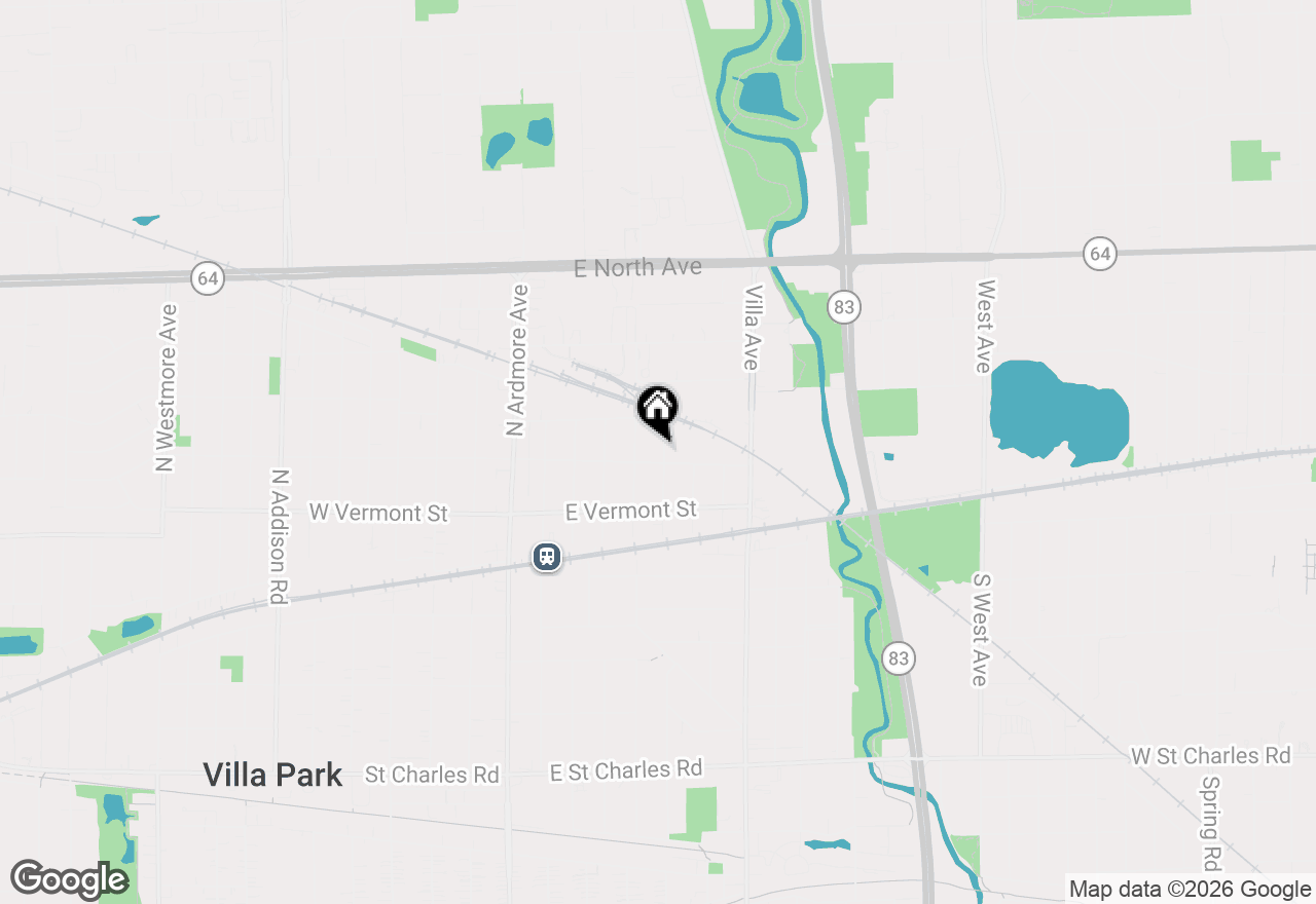 Map of 506 N Fulton Avenue, Villa Park, IL 60181