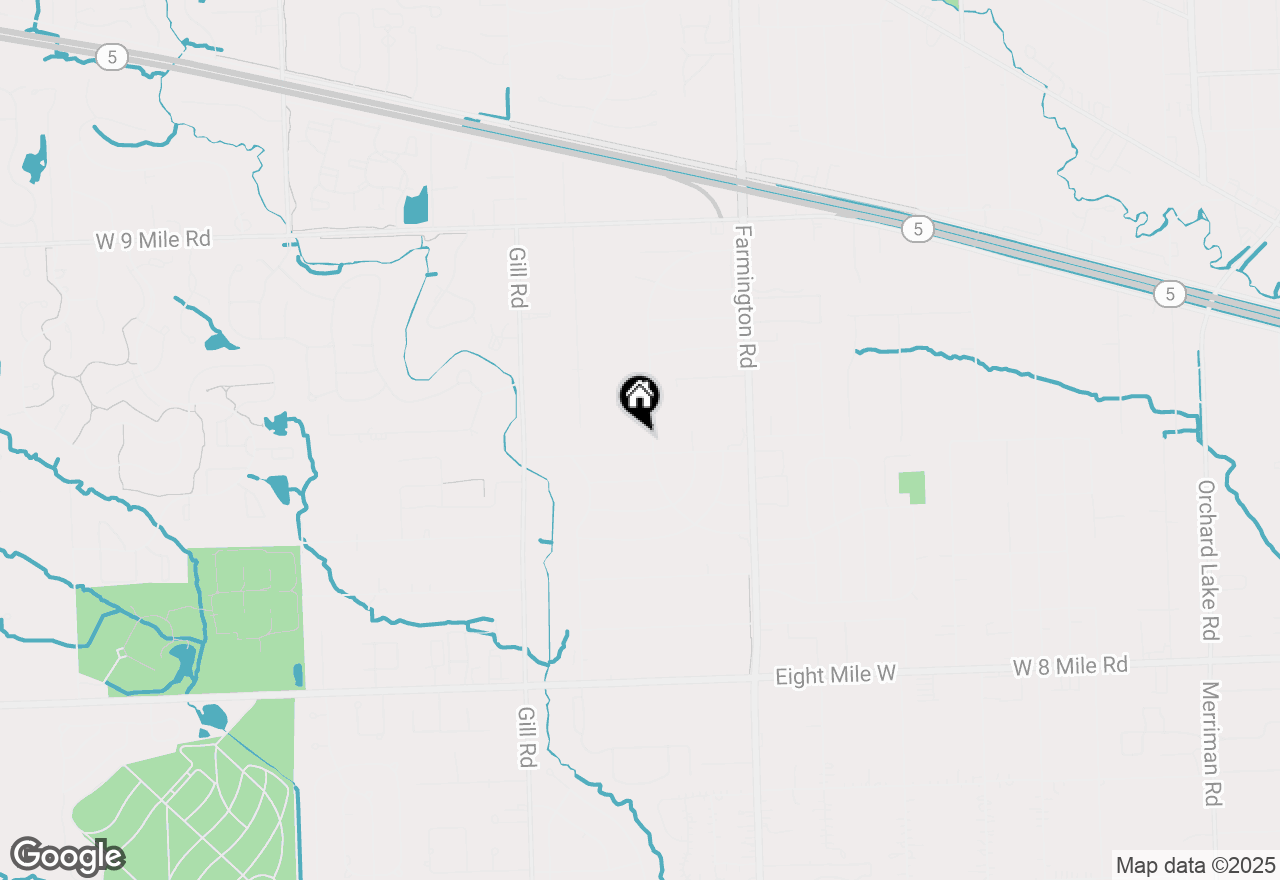 Map of 33850 Colfax Drive, Farmington Hills, MI 48335