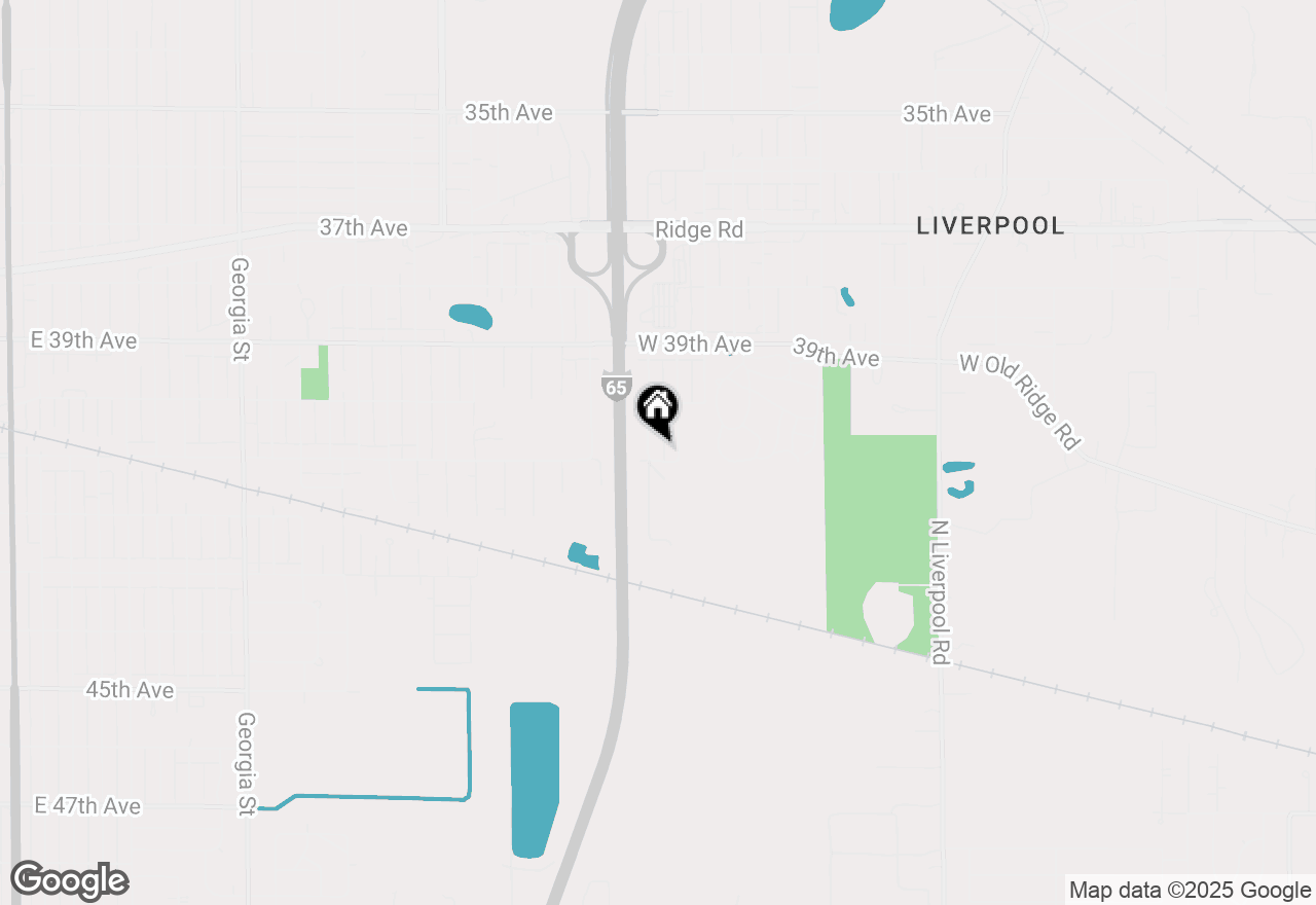 Map of 4089 Willow Street, Hobart, IN 46342