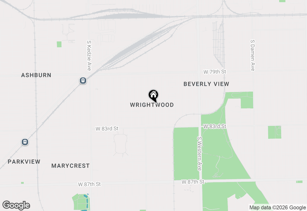 Map of 8121 S Fairfield Avenue, Chicago, IL 60652