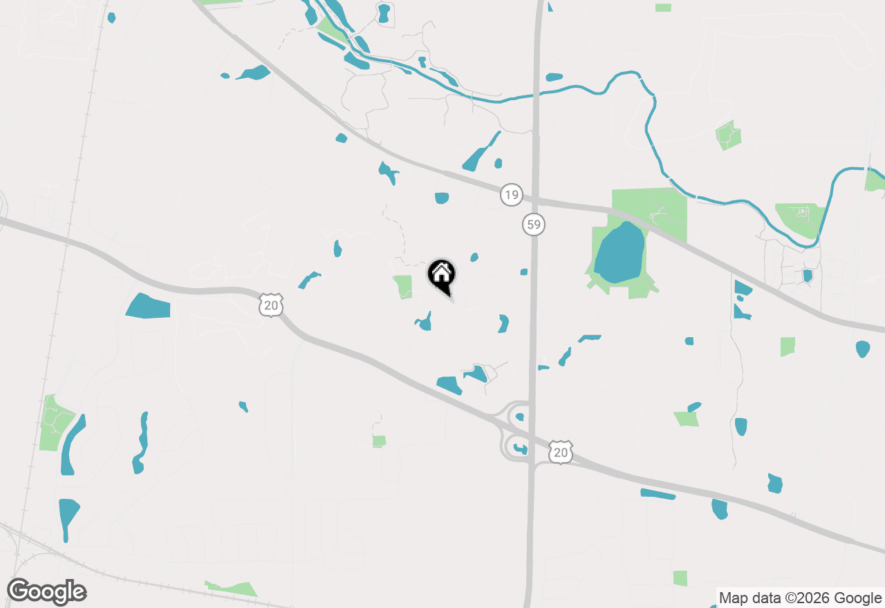 Map of 932 Tuscany Drive, Streamwood, IL 60107