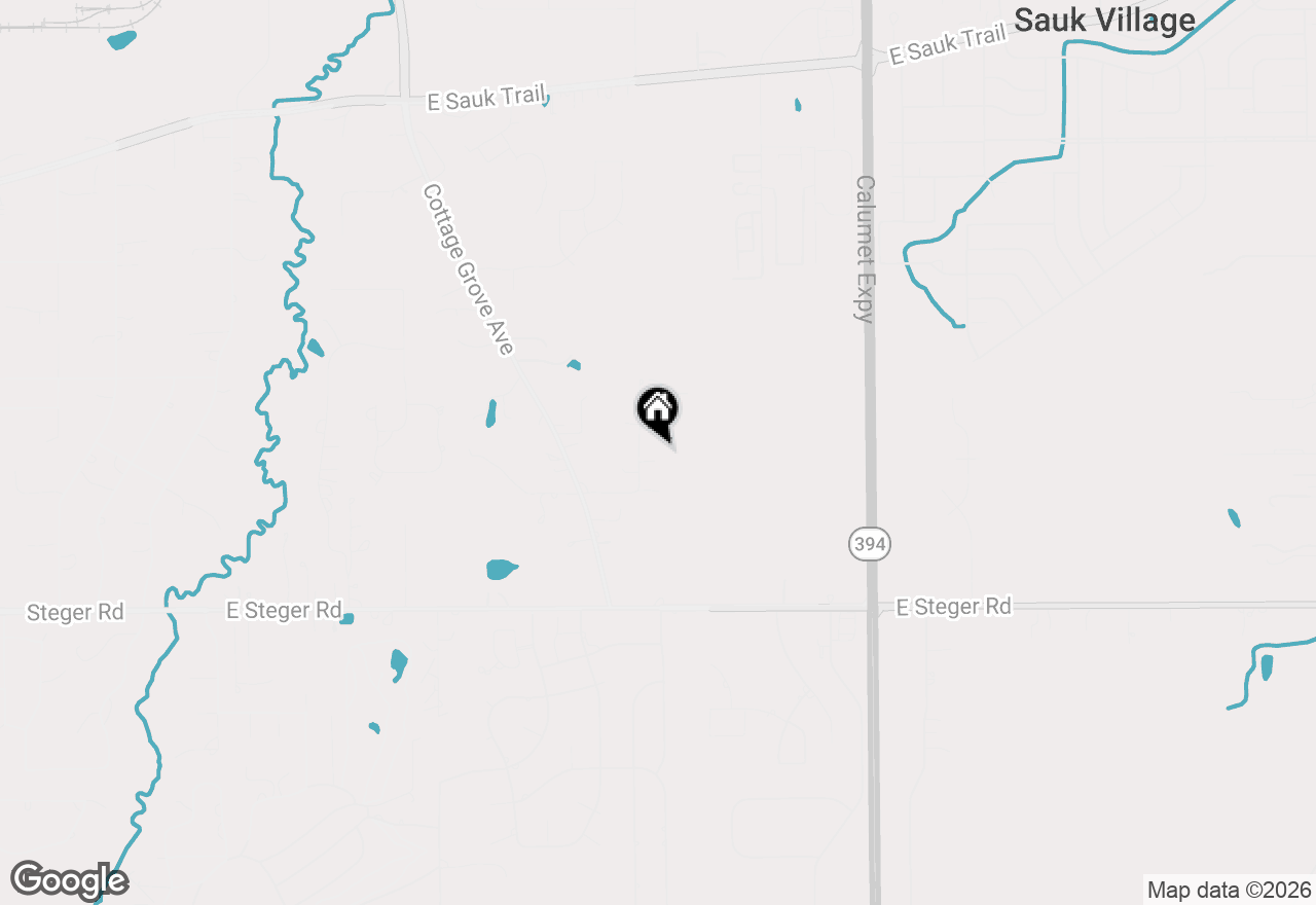 Map of 22829 Woodlawn Avenue, Steger, IL 60475