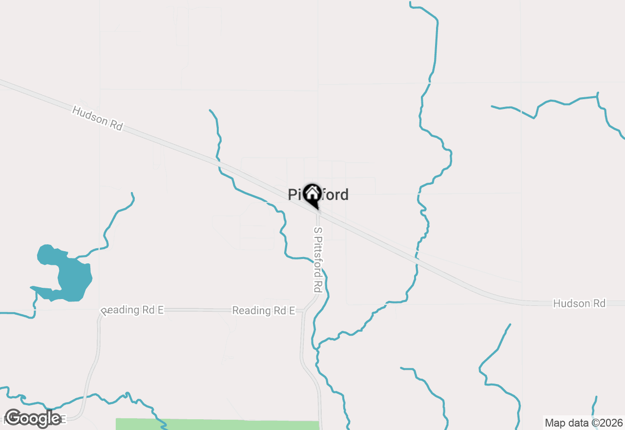 Map of 8991 Hudson Road, Pittsford, MI 49271