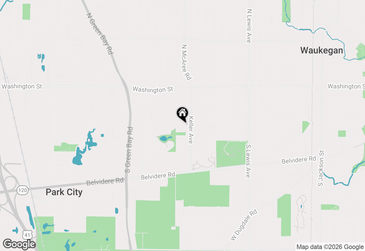 Map of 2528 Lucia Avenue, Waukegan, IL 60085