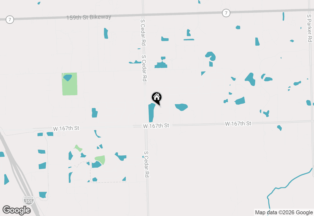 Map of 16542 Eastlake Parkway, Lockport, IL 60441