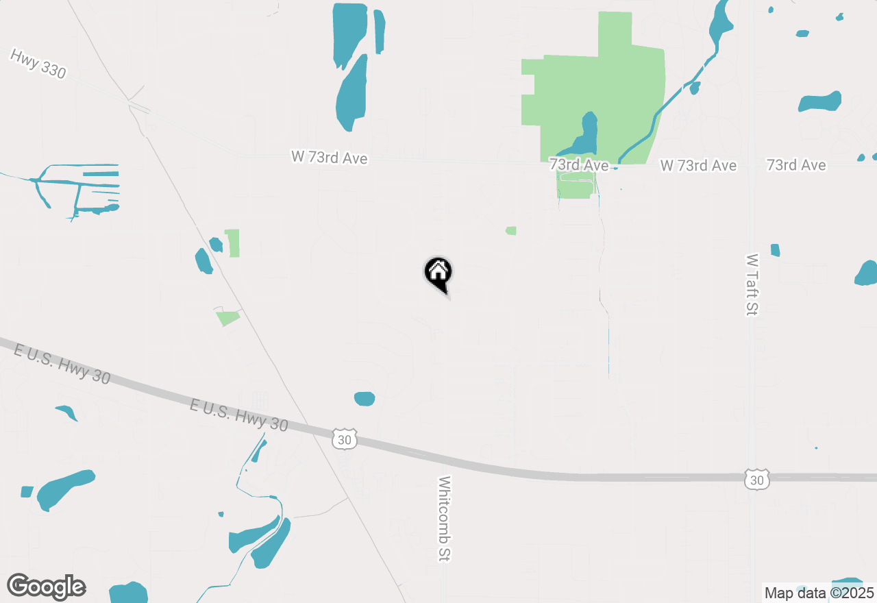 Map of 3920 W 76th Lane, Merrillville, IN 46410