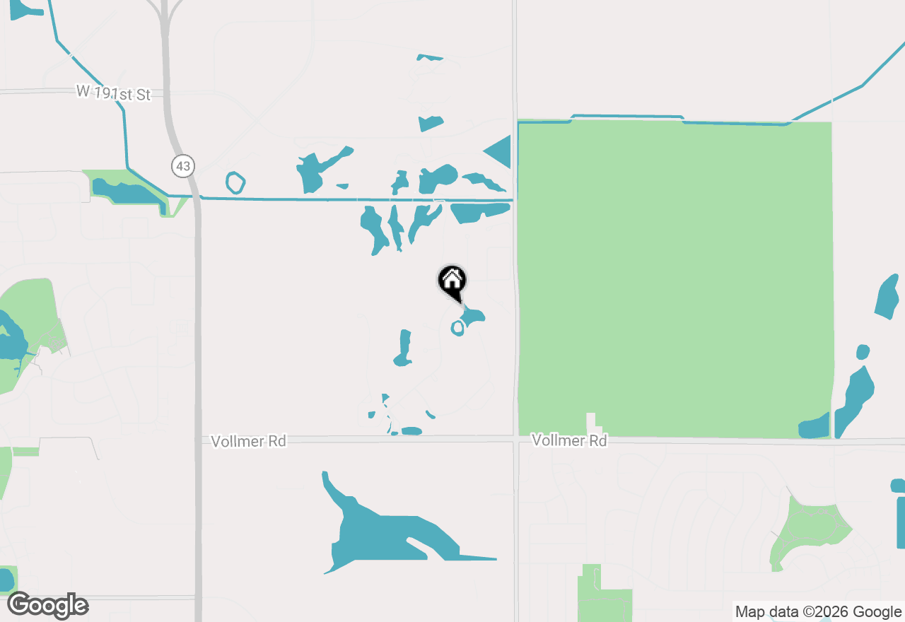 Map of (Address confidential), Tinley Park, Illinois 60477