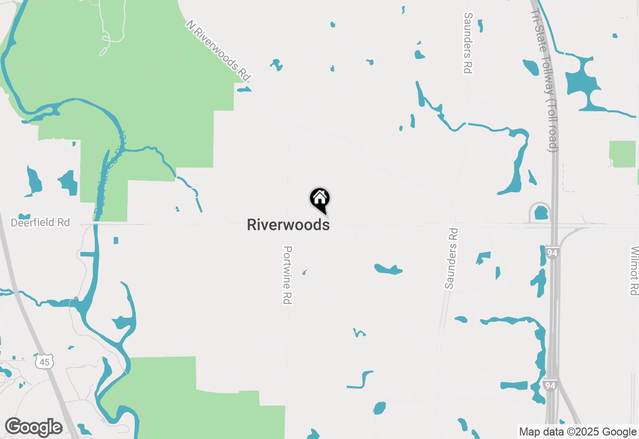 Map of 2760 Deerfield Road, Riverwoods, IL 60015