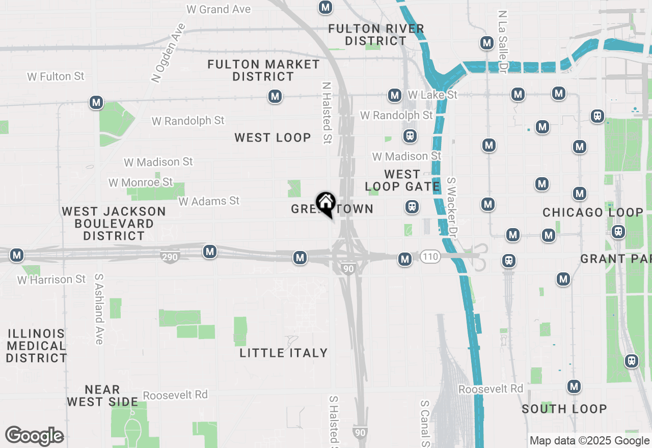 Map of (Address confidential), Chicago, Illinois 60661