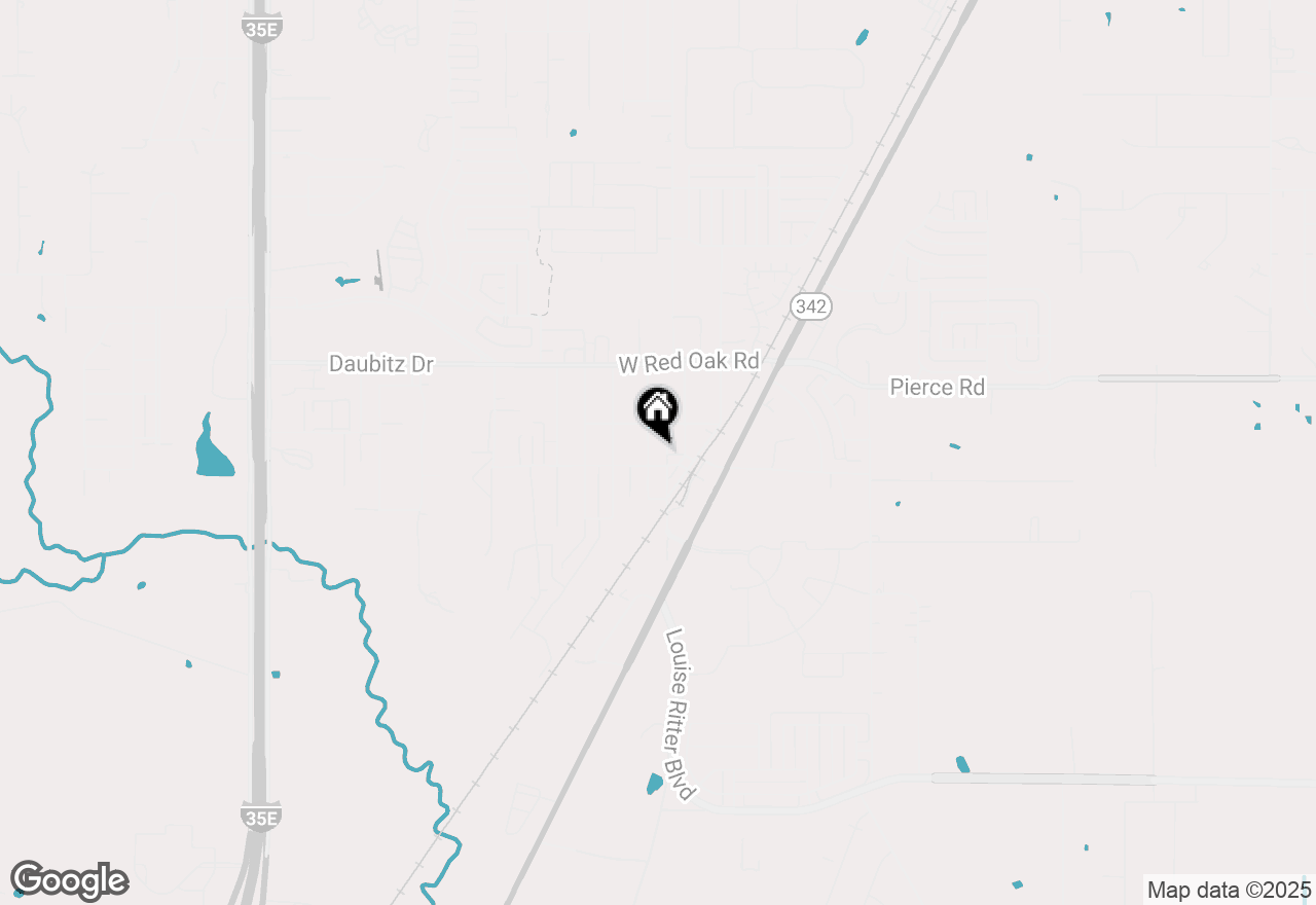 Map of 102 N Lenard Street, Red Oak, TX 75154