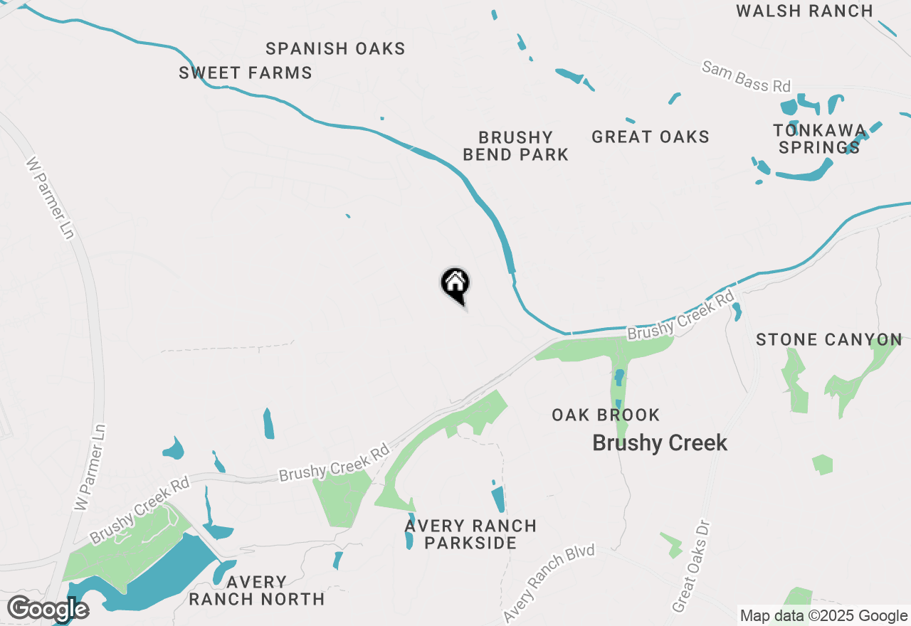 Map of 719 Walsh Hill Trl, Cedar Park, TX 78613