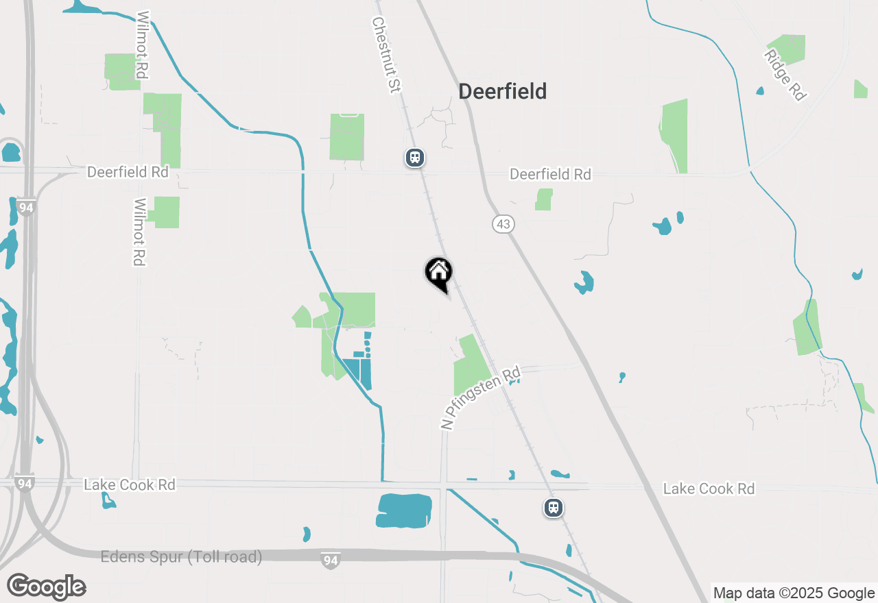 Map of 441 Elm Street #3A, Deerfield, IL 60015