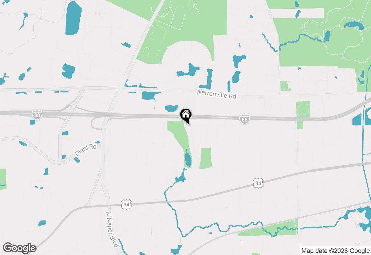 Map of 2717 Bordeaux Place, Lisle, IL 60532