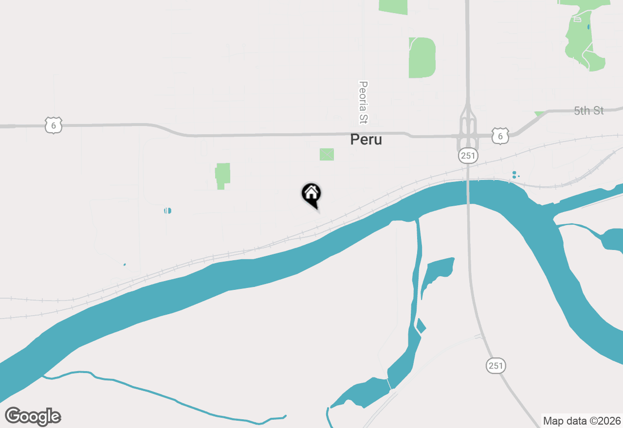 Map of 2128 State Street, Peru, IL 61354